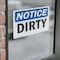 Signmission Dirty, 7 in W x Rectangle, Vinyl Decal OS-2PACK-NS-D-57-L-11035 - alternate 5